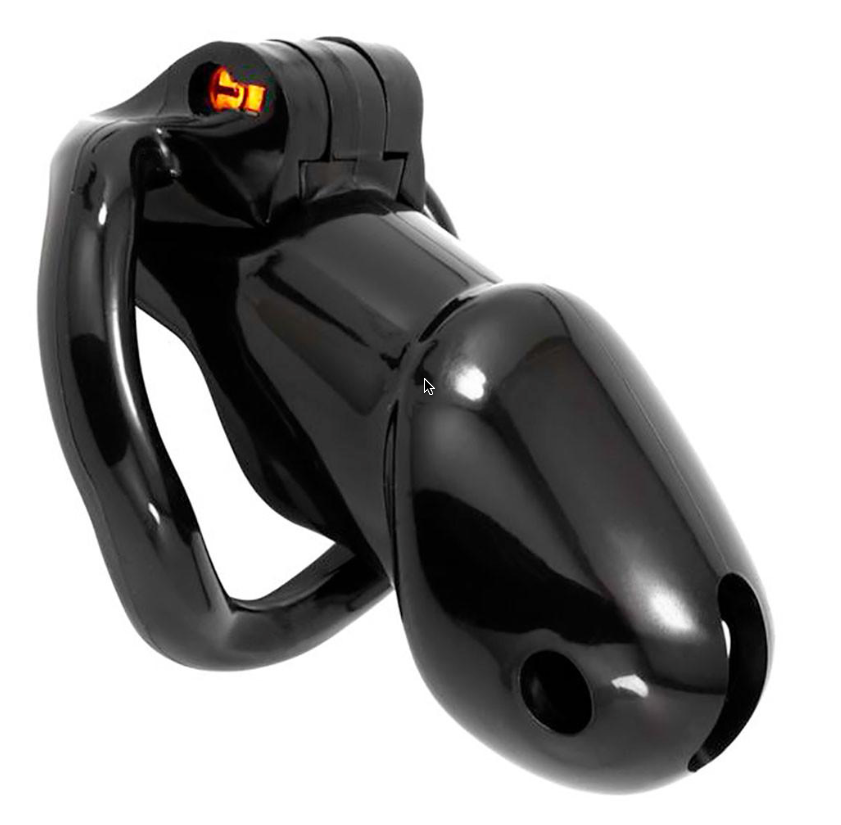 Black Chastity Cage